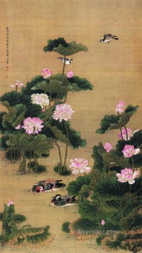 Chino Painting - Shenquan pájaros y flores chinos tradicionales